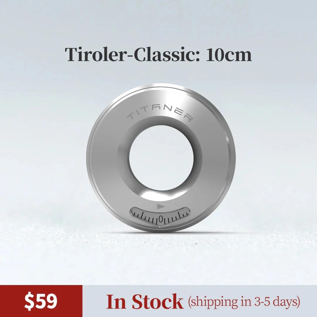 Titaner TiRoler: Exquisiter Kurvenmessring aus Titan auf Fingerspitzen NEW-5814