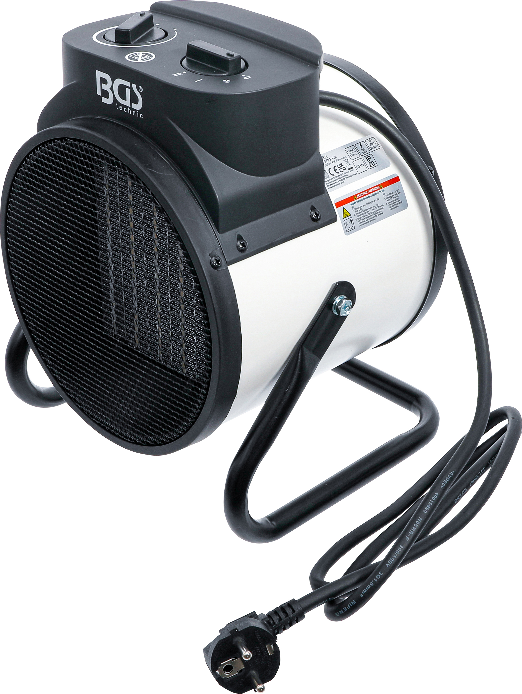 BGS technic Heizlfter | elektrisch | 3 kW 73371