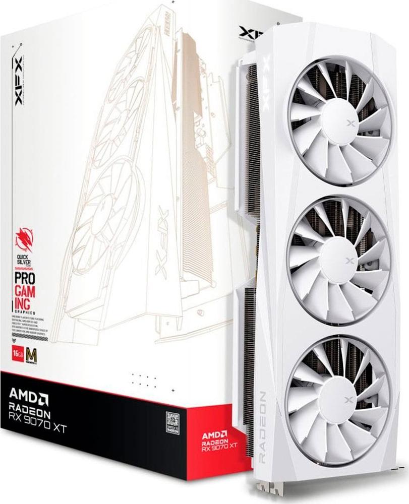 Karta graficzna XFX Quicksilver AMD Radeon RX 9070XT White Magnetic Air Edi