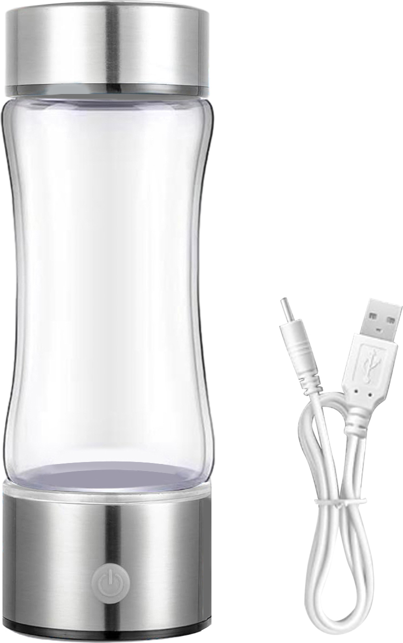 Bremen 1 Set 420 ml Wasserstoff-Wasserflasche, tragbarer Wasserstoff-Wassergenerator, wiederaufladbarer Wasserionisierer für das Home Office 4015146