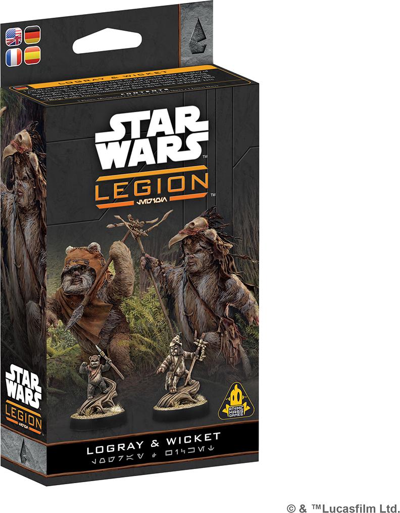 Atomic Mass Games Star Wars Legion Logray & Wicket AMGD1246