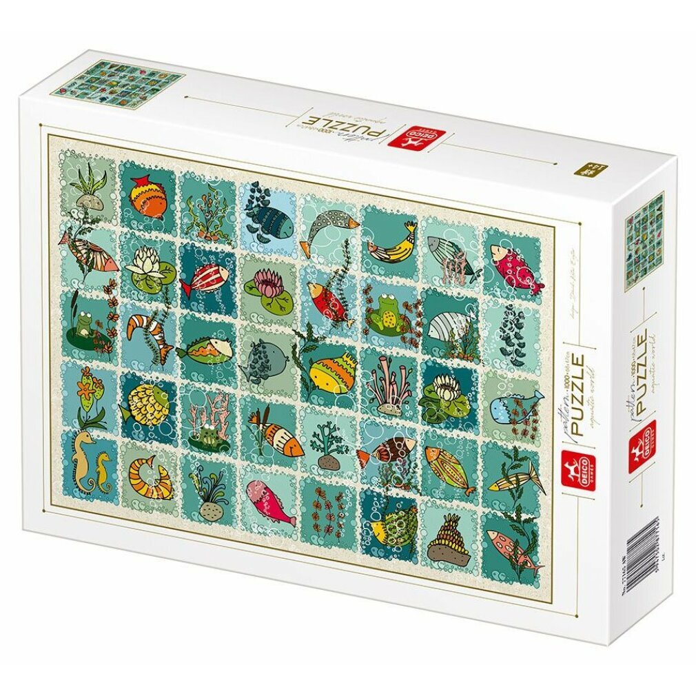 D-Toys DEICO Puzzle Muster: Wassertiere 1000 Teile