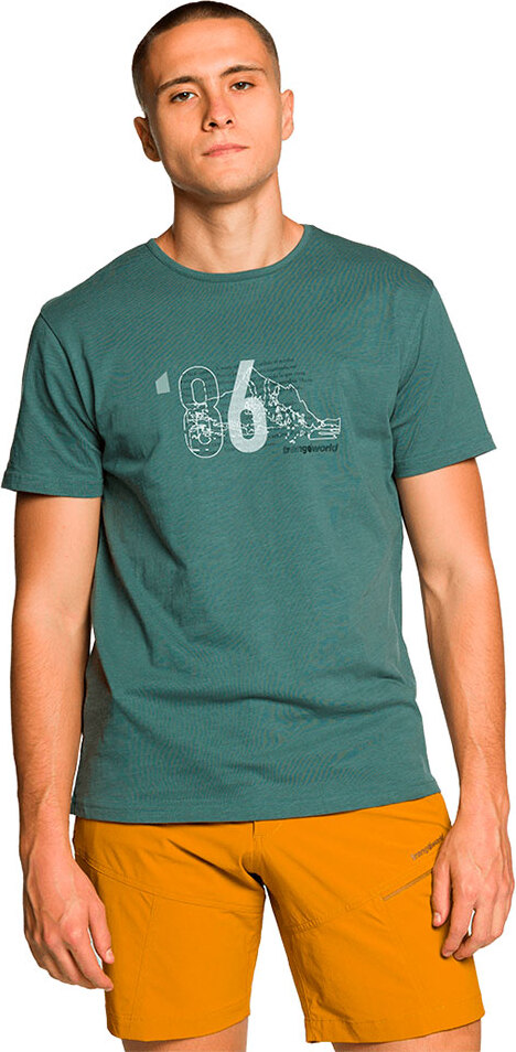 Trangoworld Bayra Kurzarm-t-shirt Grün M Mann Grün M PC010374-2N0-M