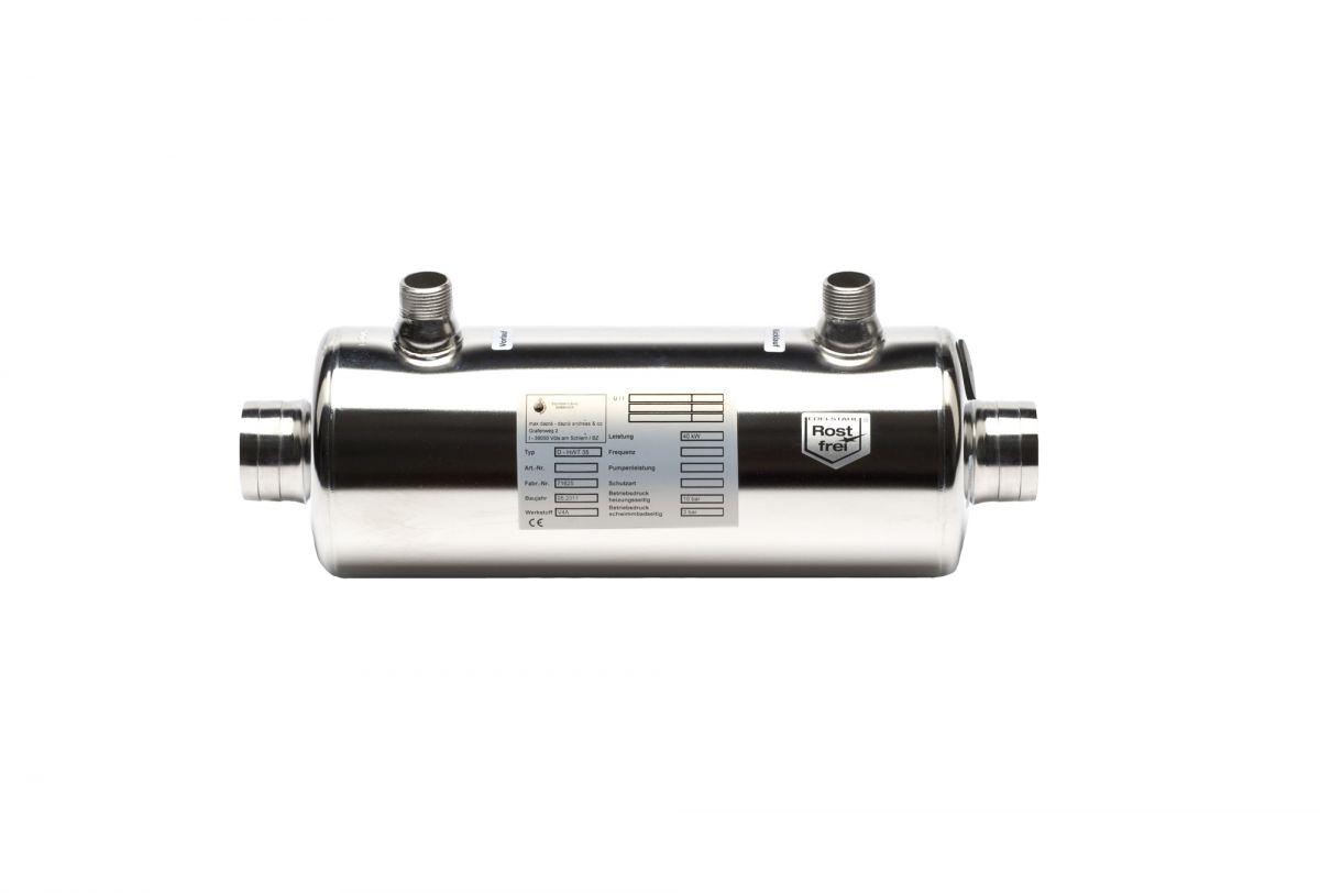 Daprà Dapra V4A Wärmetauscher, HWT 35 Heizungswärmetauscher 42 kW Schwimmbadheizung