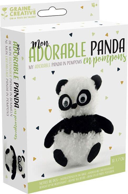 Graine Créative Panda-Pompon-Set – Graine Creative 9083