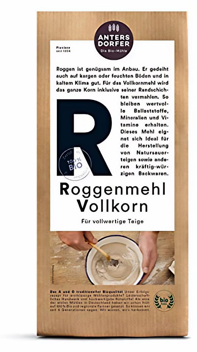 Antersdorfer - Roggenmehl Vollkorn - 1 kg