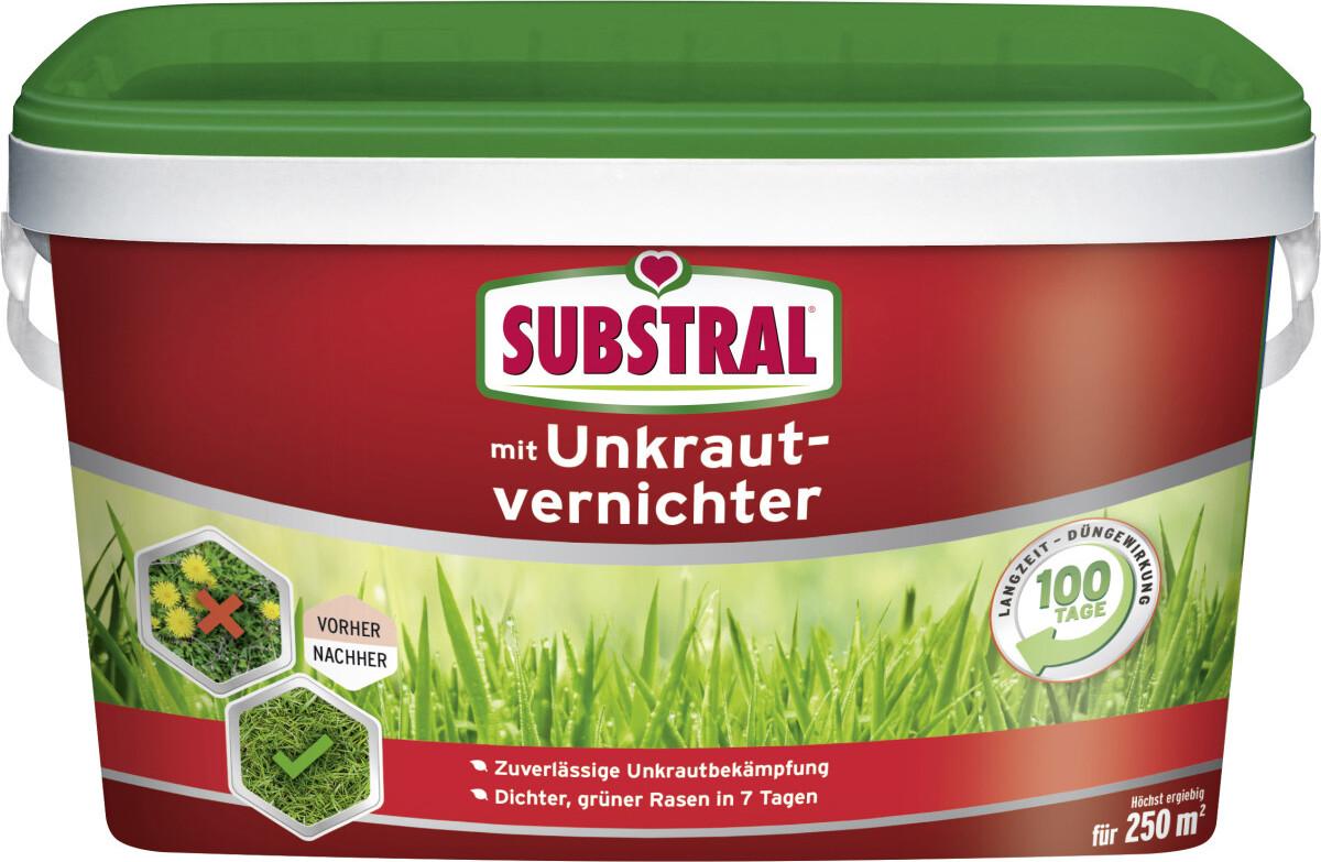 Substral Rasendünger mit Unkrautvernichter für 250 m² 5 kg 8669