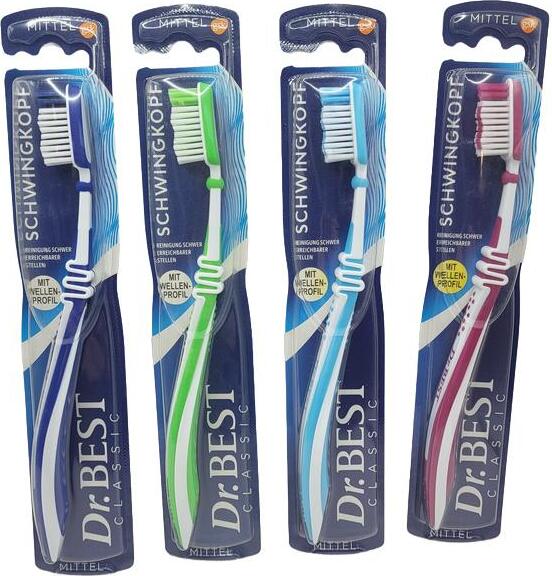 Professionelle Mittelklasse-Zahnbürste von Dr. Bester, 1 Stück