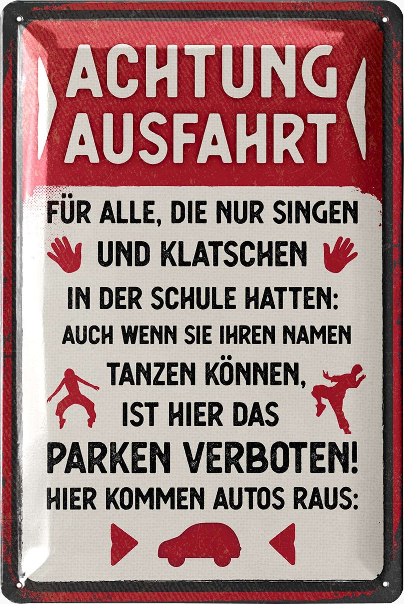 Novap Parkverbot-Schild – Starr, 18 Cm Durchmesser, Französische Beschriftung