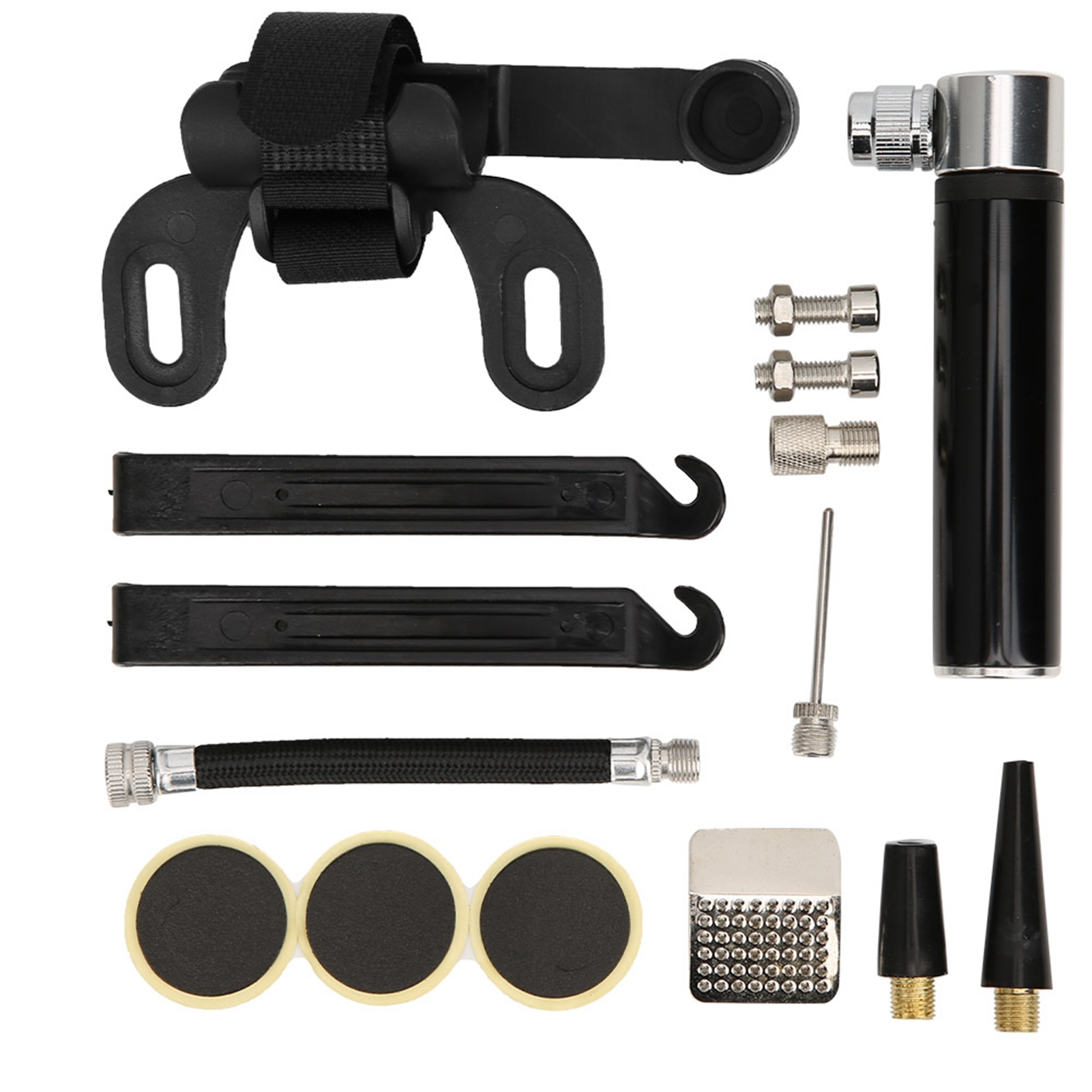 Cocosity Fahrradreifenreparatur,Fahrradreifenreparaturset,Fahrradpumpe,Fahrradreifenreparaturwerkzeug,Rennrad Mountainbikes Reifenreparatur,Mountainbikes Reifenreparatur
