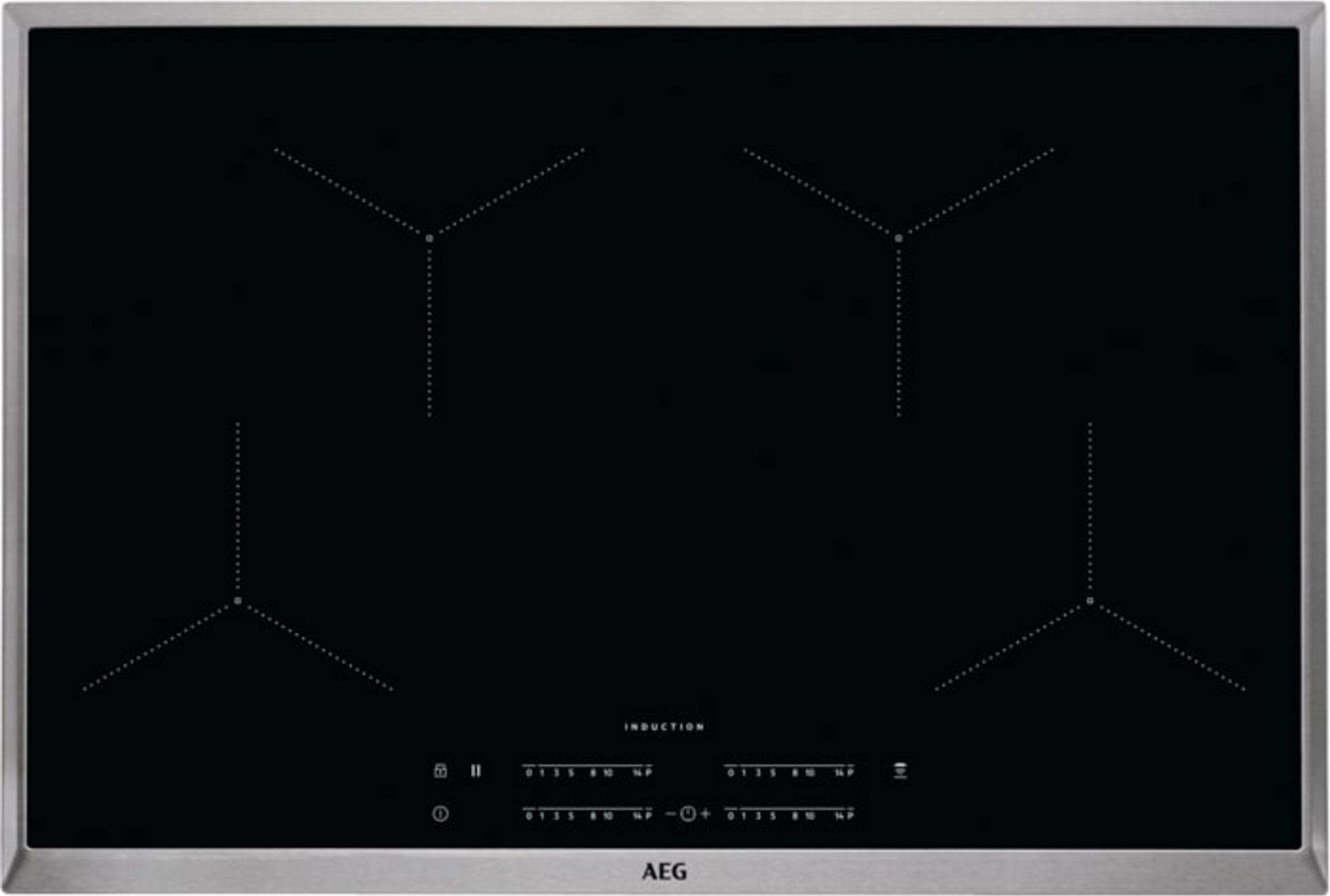 AEG - IKB84431XB - Einbau-Induktions-Kochfeld - 80 cm