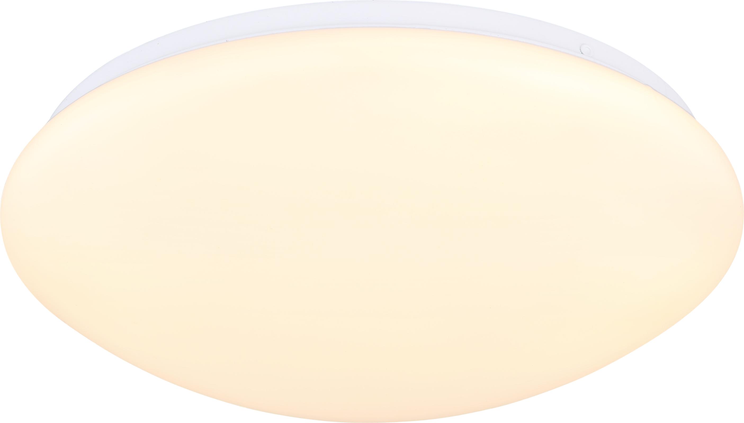 Globo Gwendolin LED Deckenleuchte 18W Warmweiß Weiß, Metall Memoryfunktion Ø38cm 4167-18D