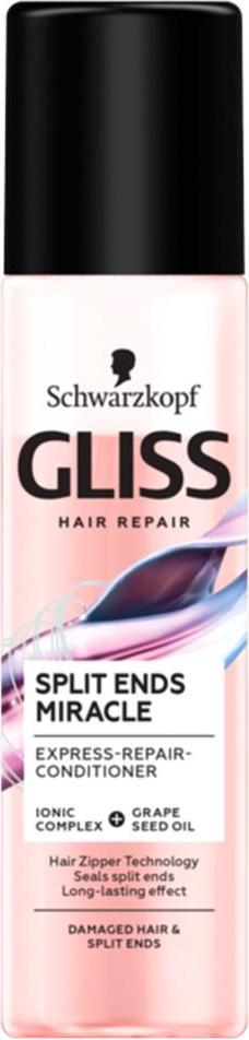 Schwarzkopf Gliss Kur Splisswunder Conditioner - Pflege fr geschdigtes Haar, Glanz und Geschmeidigkeit, Splissreduzierung und Reparatur