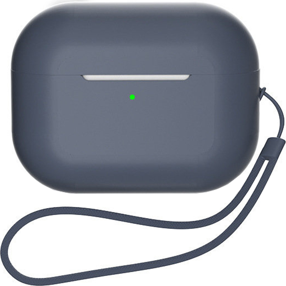 Silikónové Puzdro Pre Airpods 1 / Airpods 2 + Šnúrka Na Zápästie - Modré