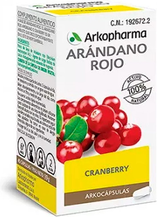 Arkopharma Arkocapsulas Cranberry Cranberries 45 Kapseln