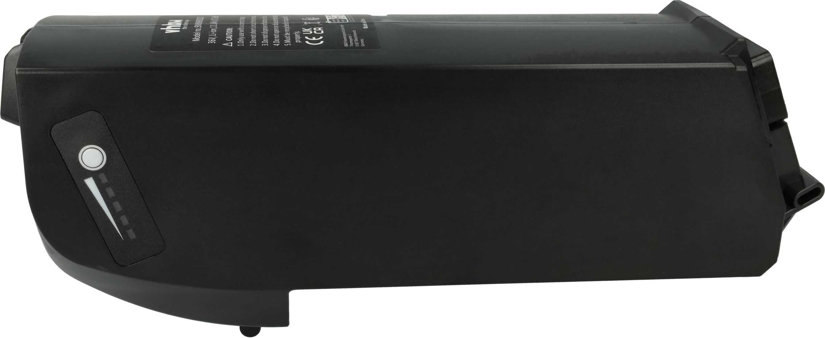 vhbw Akku kompatibel mit Gazelle Miss Grace C7+, C7 E-Bike (11,6 Ah, 36 V, Li-Ion) - Schwarz