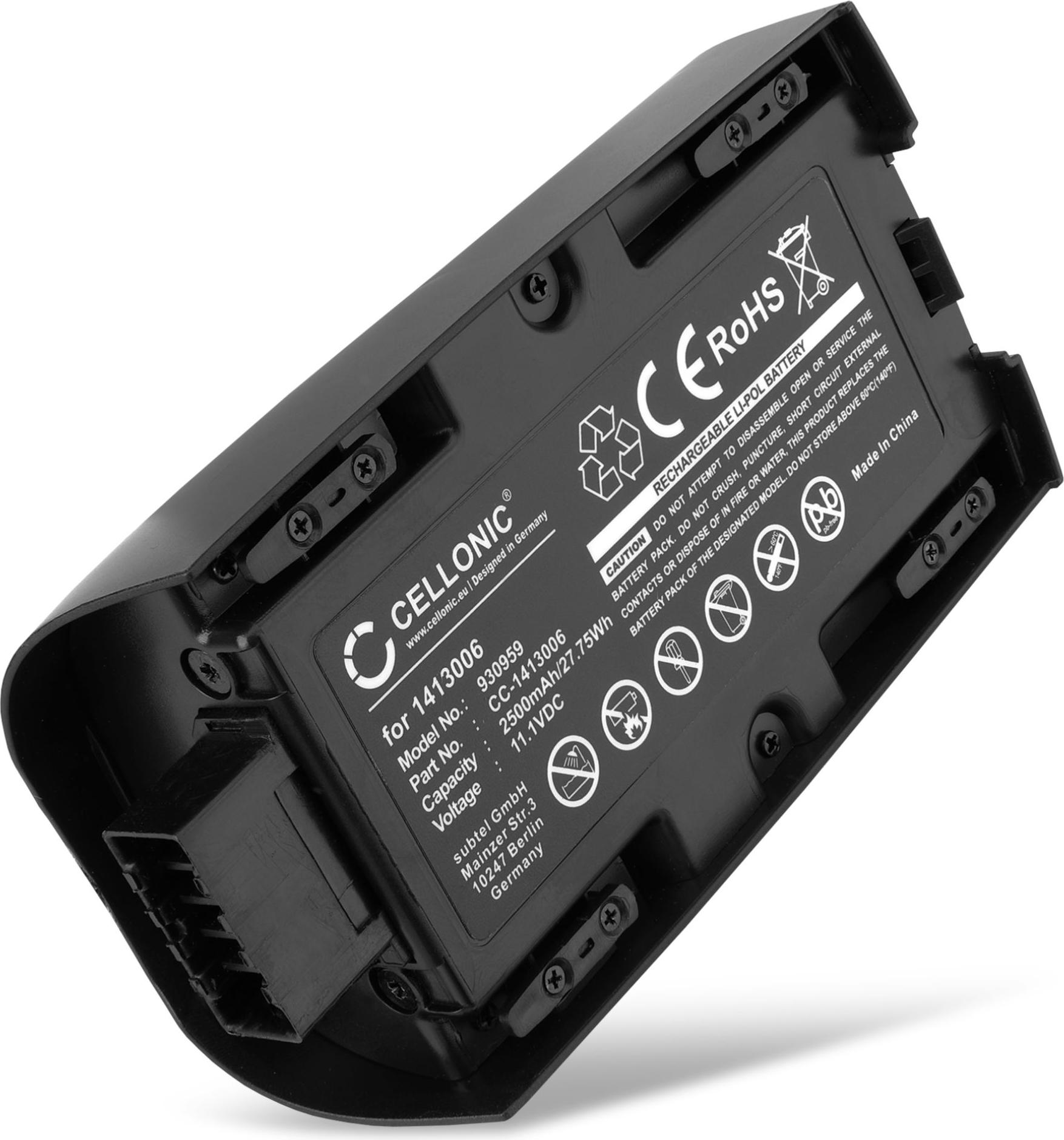 subtel 1x Akku für Fernbedienung Kompatibel mit Parrot Bebop 2, Bebop 2 Pro, 1413006 - (2500mAh, 11.1V) 930959