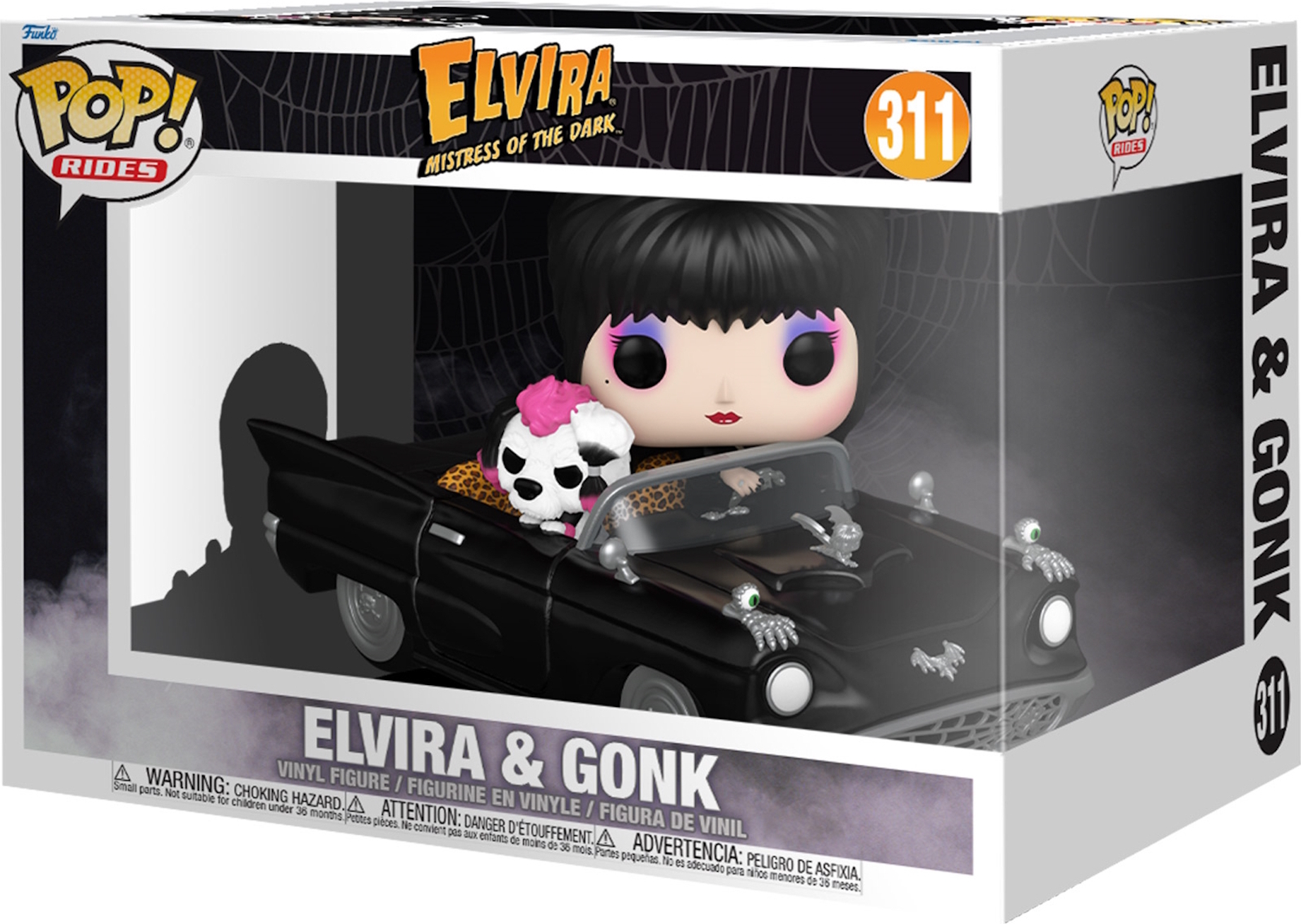Elvira Mistress of the Dark - Elvira & Gonk 311 Funko Pop! Rides 80693