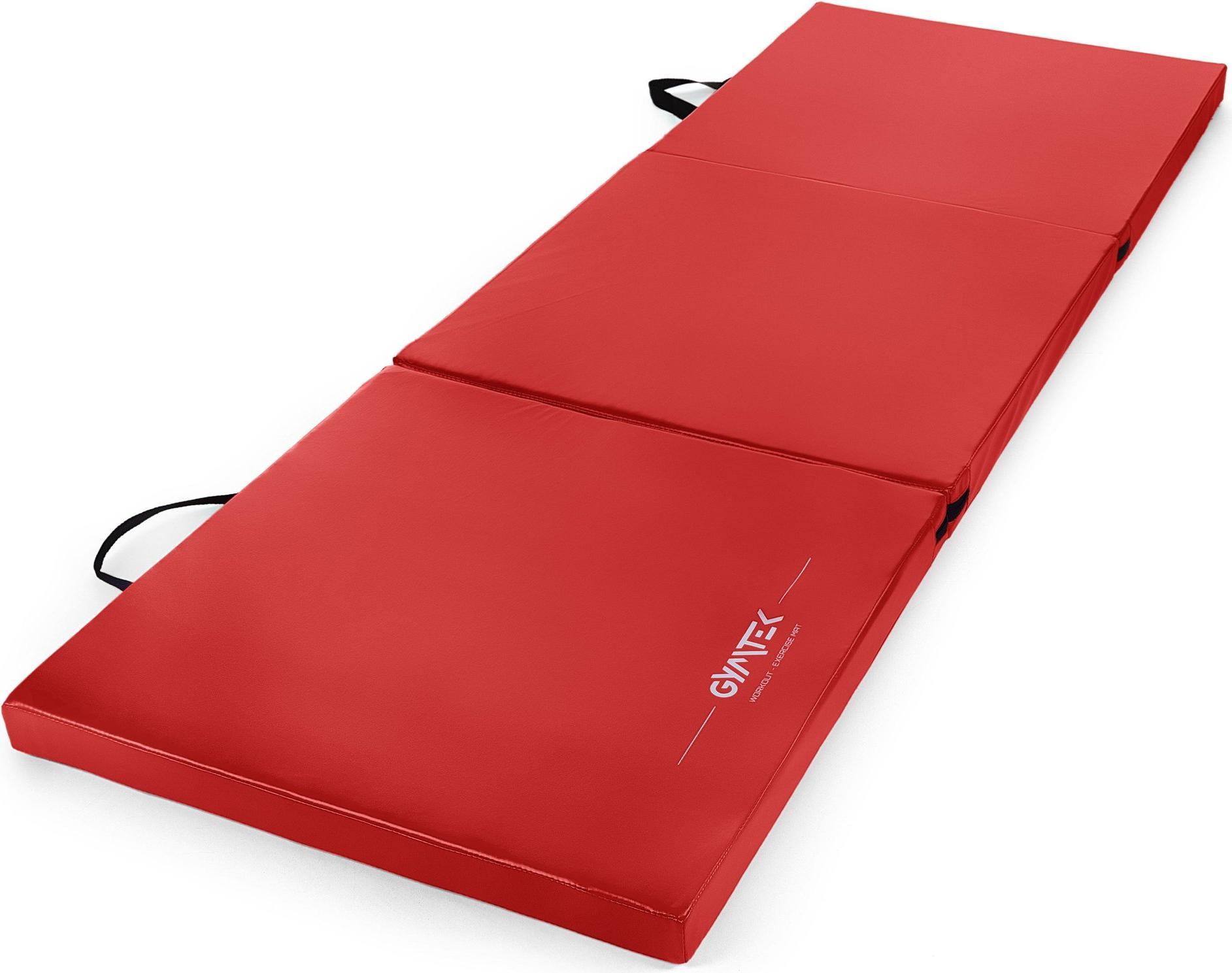 Gymtek® Klappbare Gymnastikmatte Sportmatte Kampfsportmatte Trainingsmatte - 180x60 cm - Gymnastik, Yoga, Judo, Karate, Fitness, Pilates, Kampfsport V378924