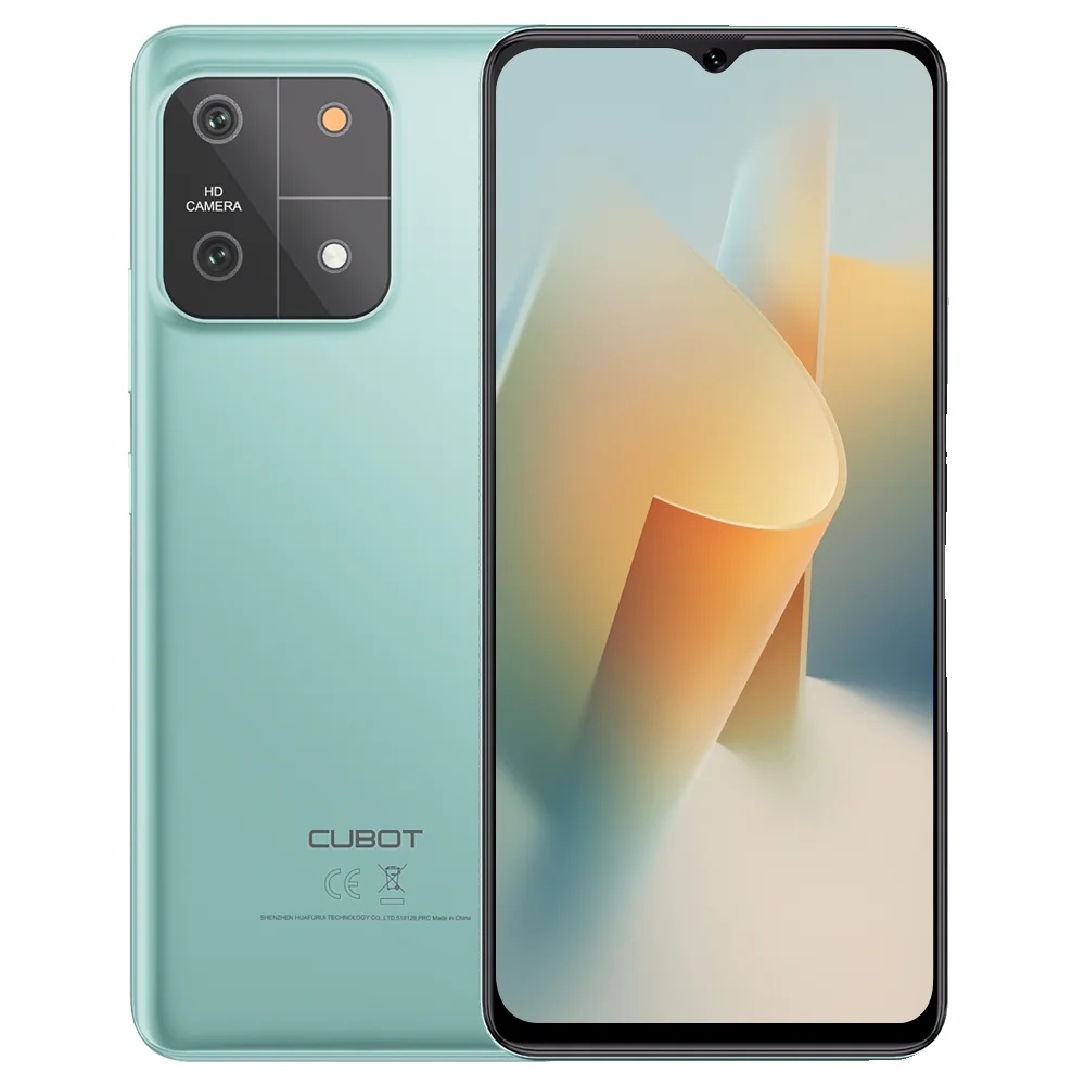 Smartfón, Android 13, osemjadrový procesor, 656 HD+ displej, zelený, 4 GB, 128G