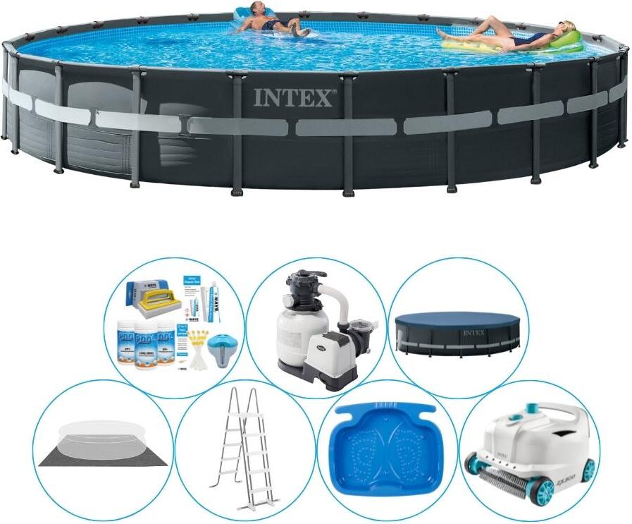 Balenie všetko v 1 bazéne - Intex Ultra XTR Frame Rund 732x132 cm