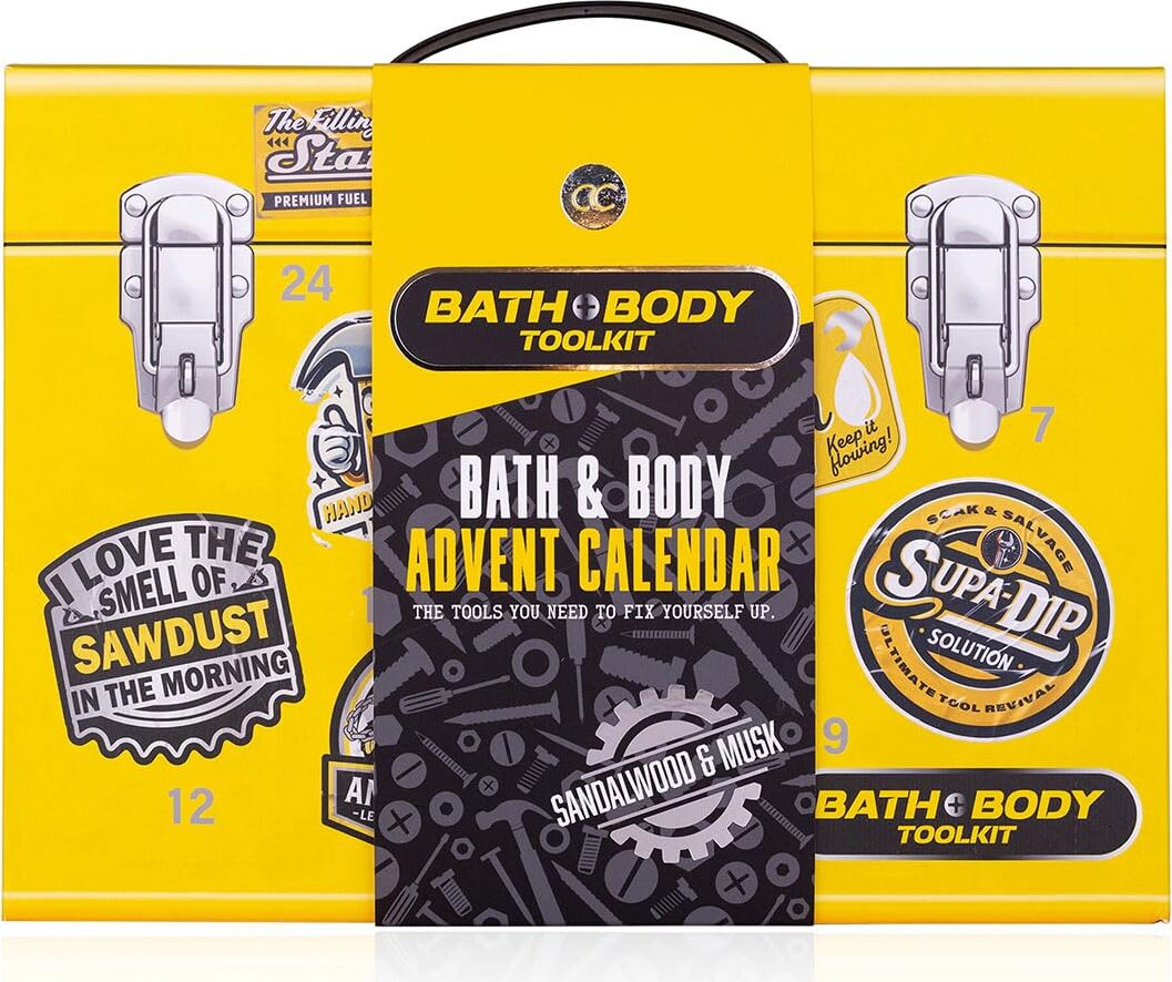 Accentra Männer Adventskalender Kosmetik mit 24 Pflegeprodukten Beauty Adventskalender Werkzeugdesign Tool Kit #1