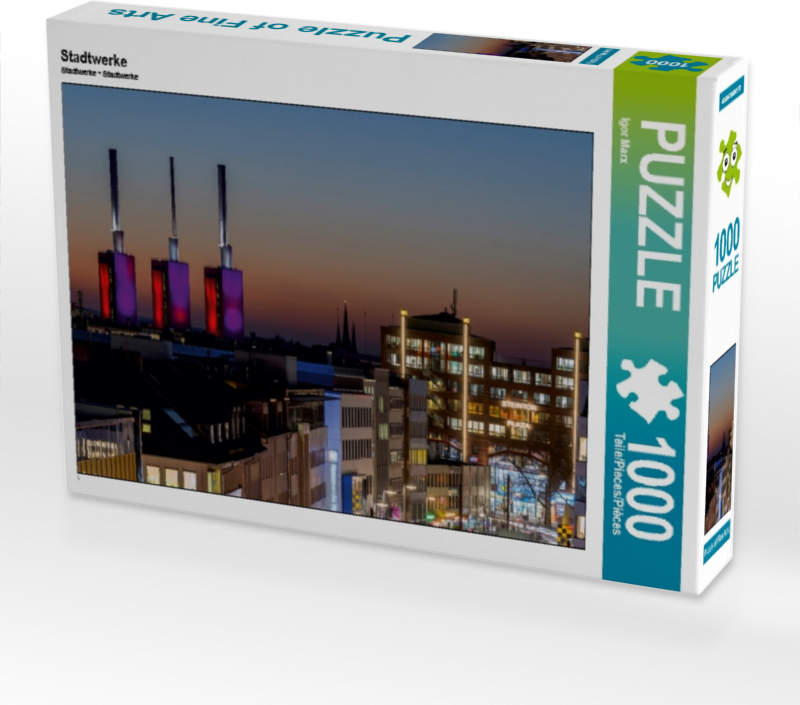 Calvendo Stadtwerke 1000 Teile Puzzle quer 640x480mm, Marx Igor; 7433436