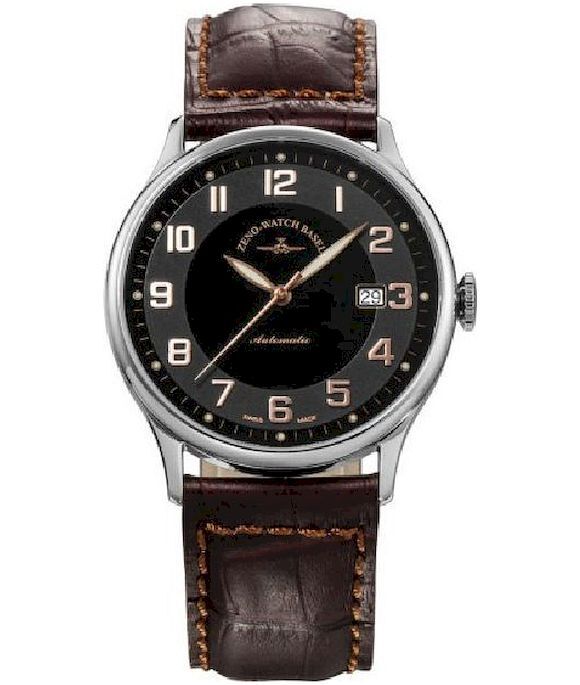 Zeno-Watch - Náramkové hodinky - Pánske - Chrono - Flatline Automatic Retro - 6209-c1