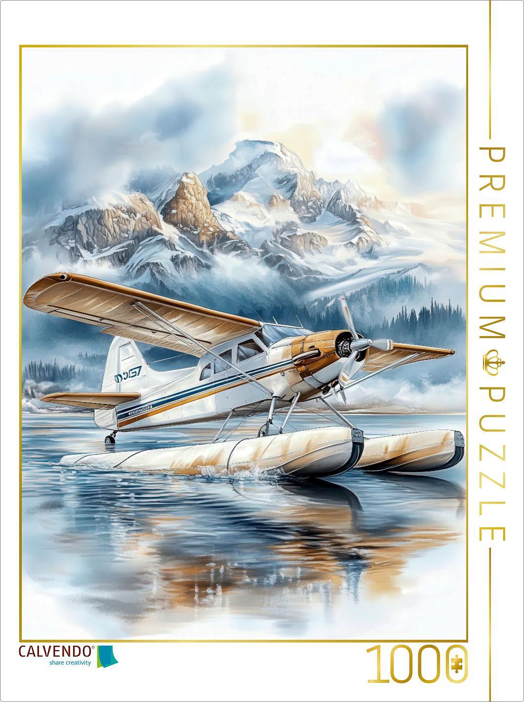 CALVENDO Puzzle Das Wasserflugzeug - ein praktisches Verkehrsmittel | 1000 Teile Lege-Größe 64x48cm Foto-Puzzle für glückliche Stunden