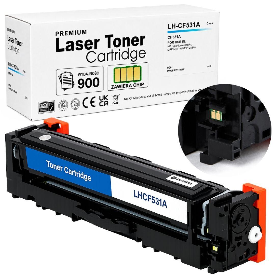 RE-DRUK Ersatztoner für HP 205A mit Chip CF531A Cyan m154 m180 m181