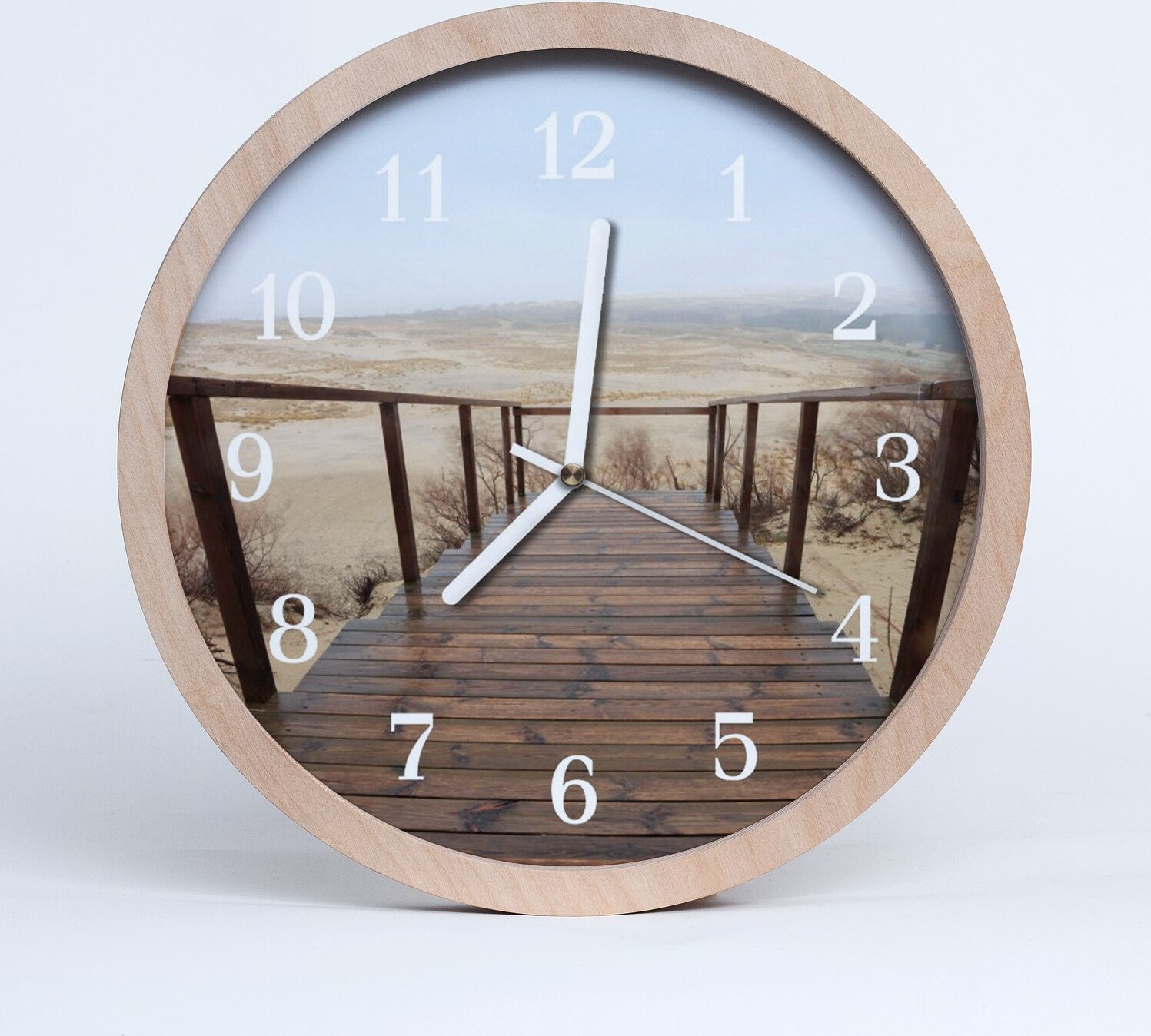tulup Holzuhr 30fi cm wanduhr - Pier Beach Beach zdo-30-59575755