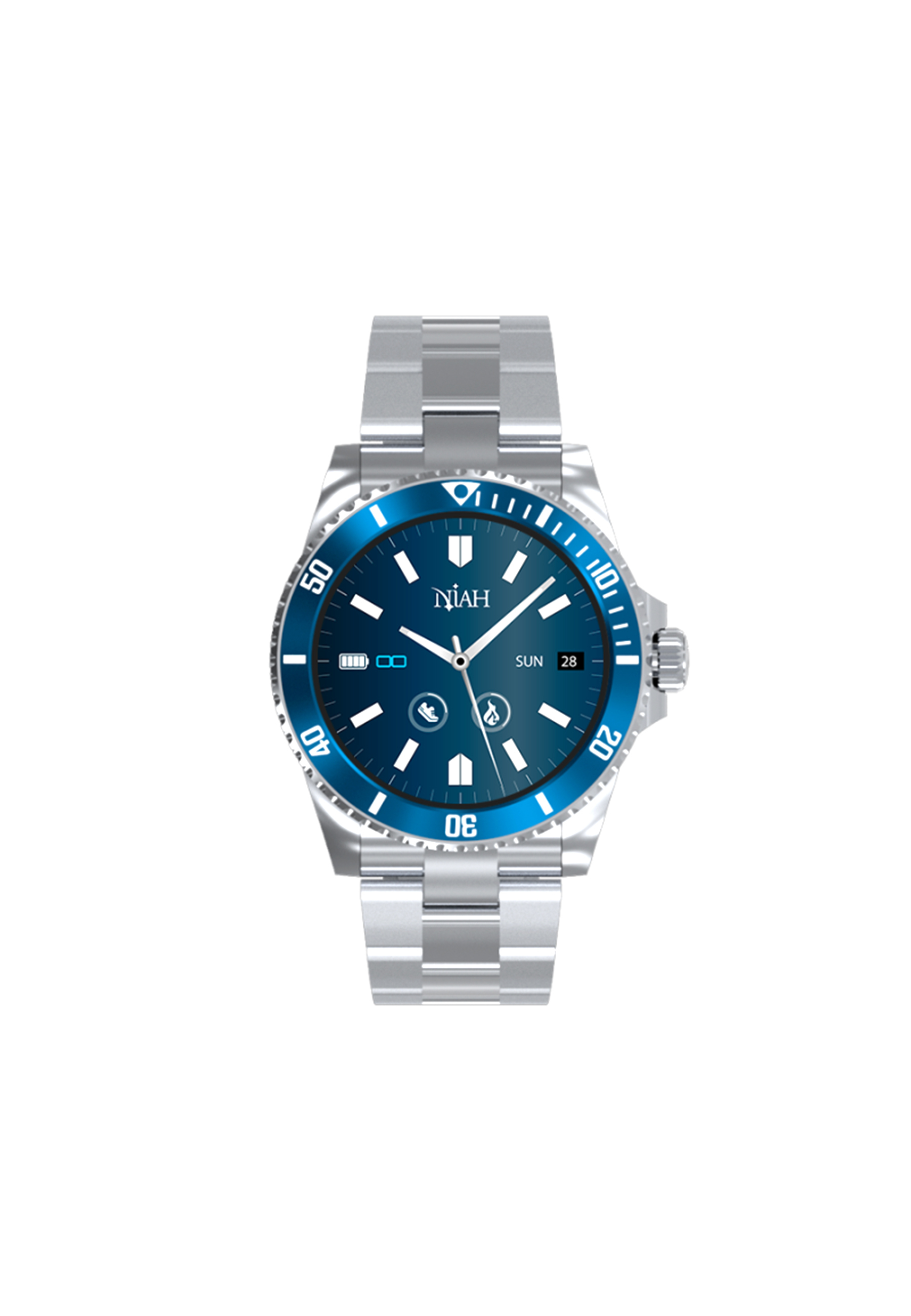 Smartwatches Techmade Silber Kollektion - mann NH-NEPTUNE-BL