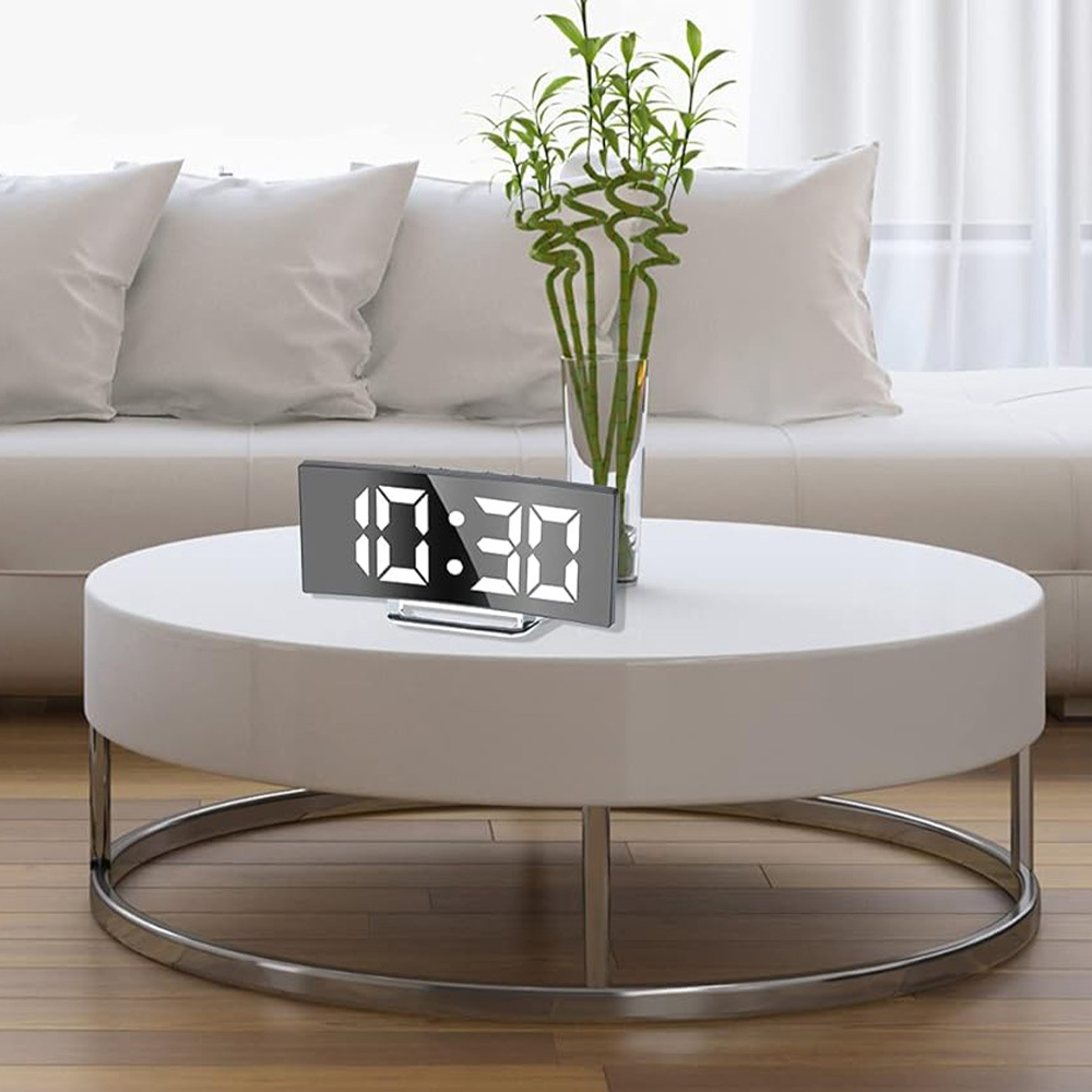 Horloge Numérique de Nuit à LED, Mode de Décoration Murale, Horloges de Maison et de Décoration, Montres de Chambre à Coucher, Grande Lumière 3D Intérieure de Jardin  15