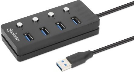 MANHATTAN 4-portový rozbočovač USB 3.0 Typ-A