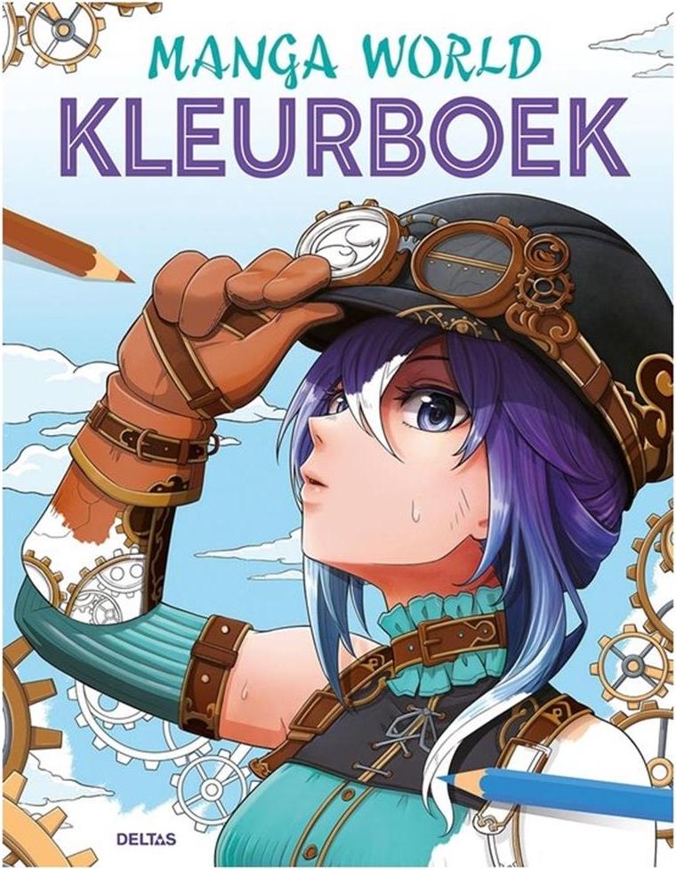 Deltas Manga-Welt-Malbuch 0101824