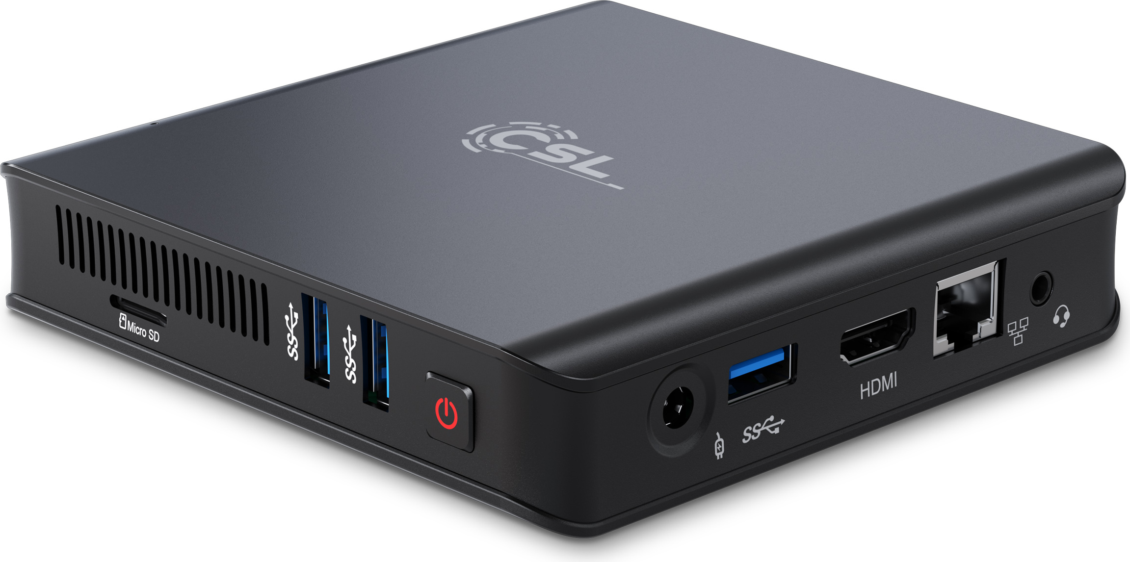 Mini-PC CSL Narrow Box Ultra HD Compact v5 / Windows 11 Pro