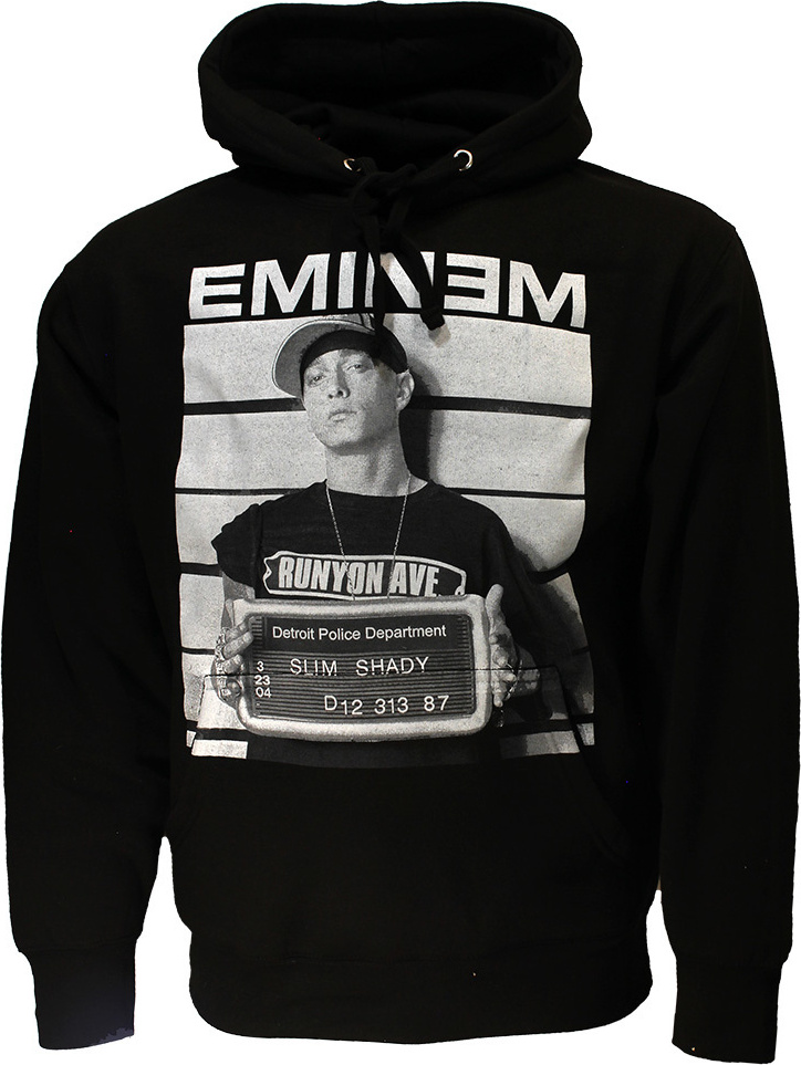 Felpa Con Cappuccio Eminem Rap Music – Unisex – Uomo Donna – Logo Truceklan – Cotone Misto
