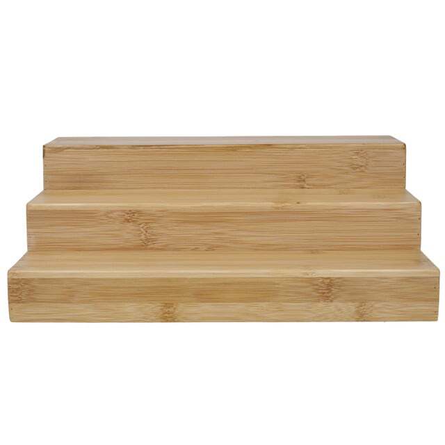 Copco COP3TIERBAM Organizer de Regale de Bambus de DreiEtagen, Box de Display, Holz, Braun