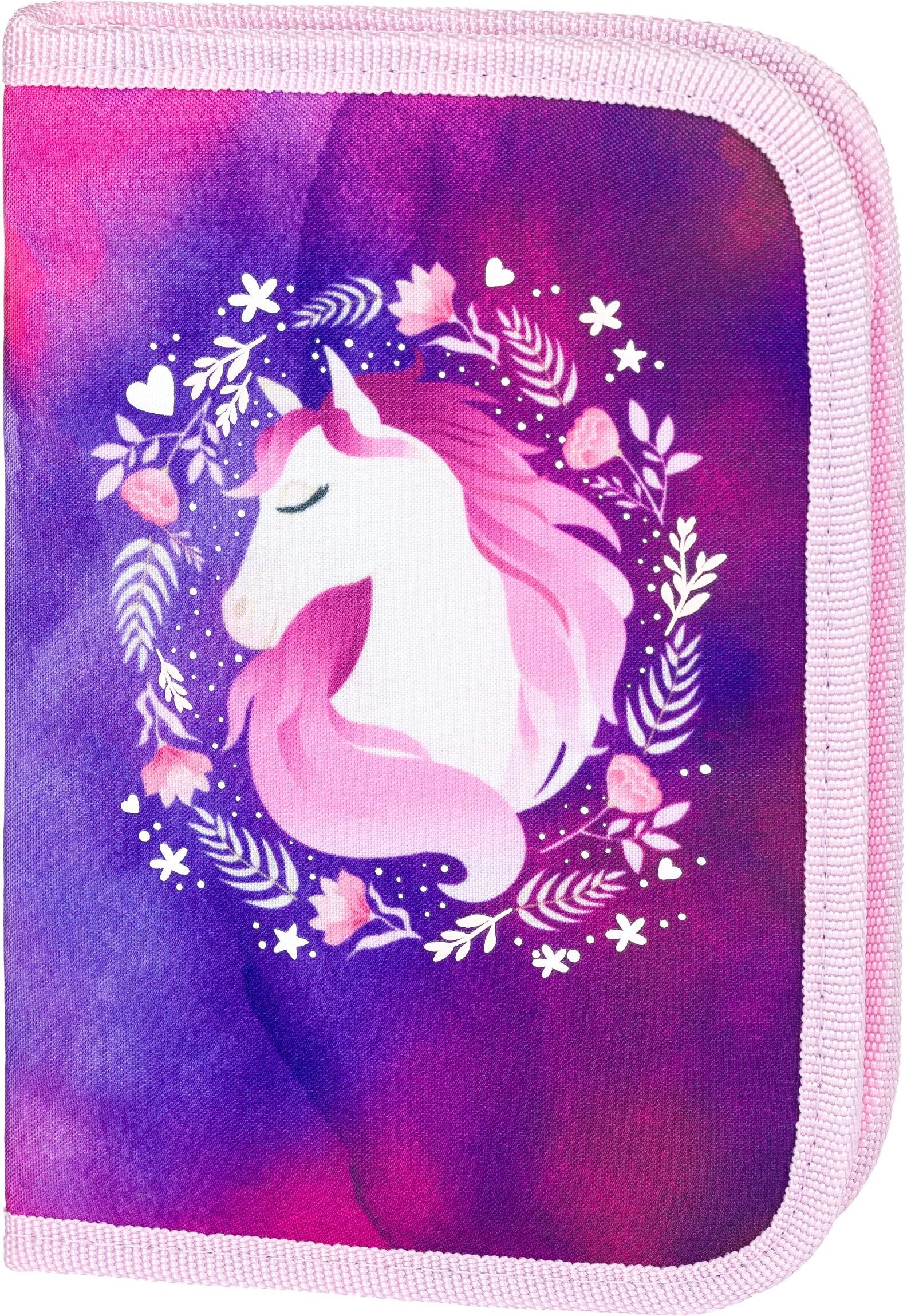 Baagl Federmäppchen Mädchen - Schlamperrolle Lama Design