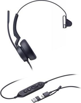 Yealink Headset UH46 Mono Teams USB-C/A - Headset - Mono (1308184)