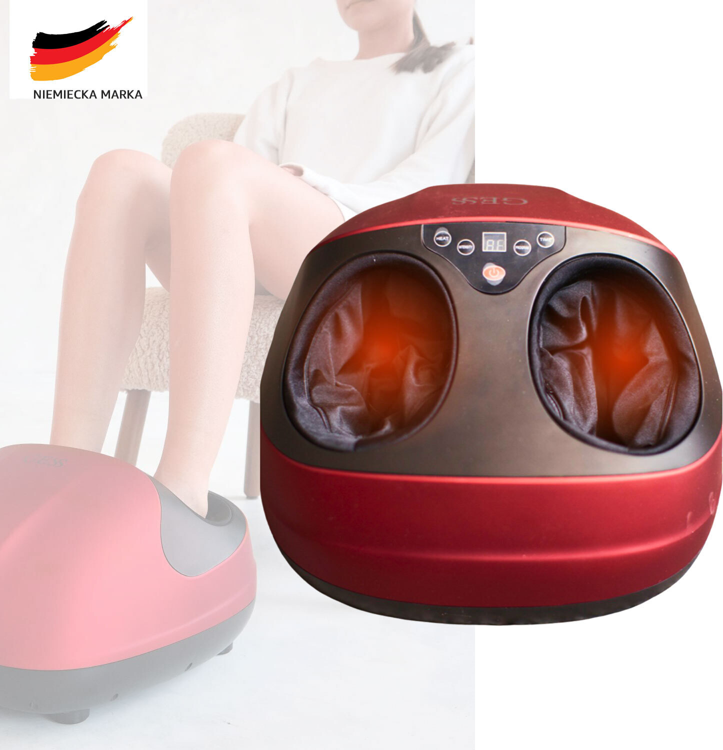 Cuscinetto Termico Elettrico Portatile Per Dolori Mestruali Con Massaggio Vibrazione - Cintura Riscaldata Ricaricabile 4000mAh, 6 Livelli Calore (40-65°C) - Regalo Per Donne E Ragazze - 2