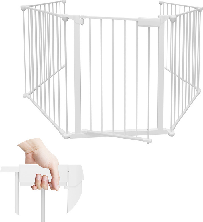 TolleTour Kaminschutzgitter Absperrgitter Tierschutzgitter Türschutzgitter Weiß RL-HG9161-1-HESjhf