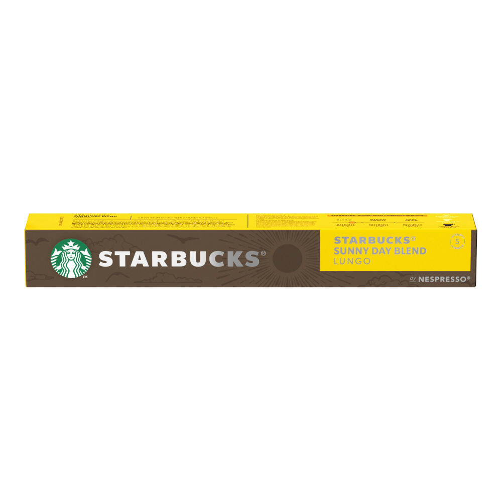 Nestlé Starbucks Sunny Day Blend Kaffee, Blonde Roast, für Nespresso, 10 Kaffeekapseln, 56 g 6220914