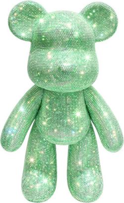 RealG RC-K-256 5D-Diamantmalerei-Figur, 38 cm, grüner Bär RC-K-256_Z