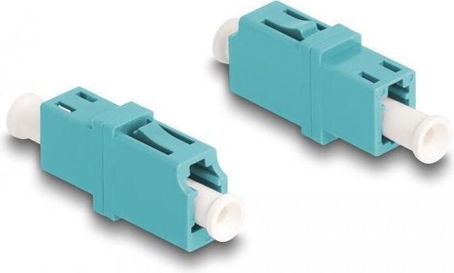 DELOCK LWL Kupplung LC Simplex Buzu LC Simplex Bu OM3 aqua 87987
