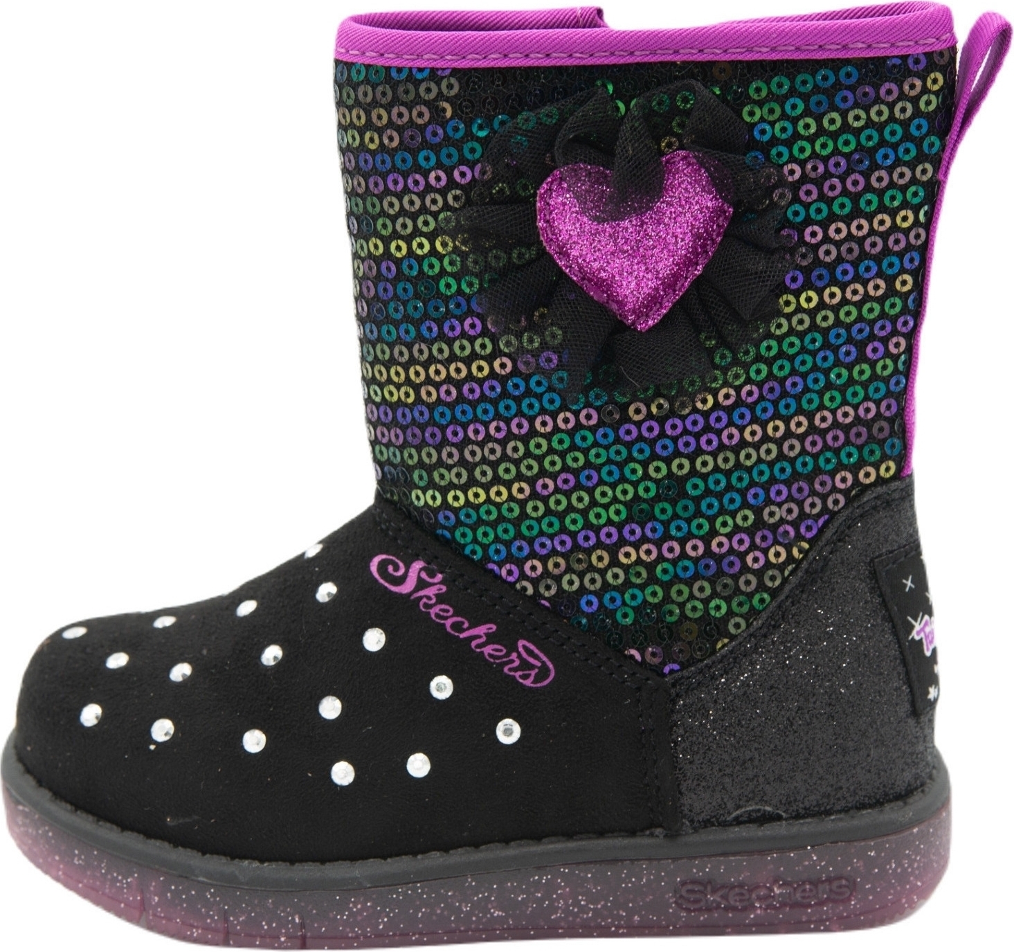 Skechers Twinkle Toes Glitzy Glam 20305N-BKMT Kinder