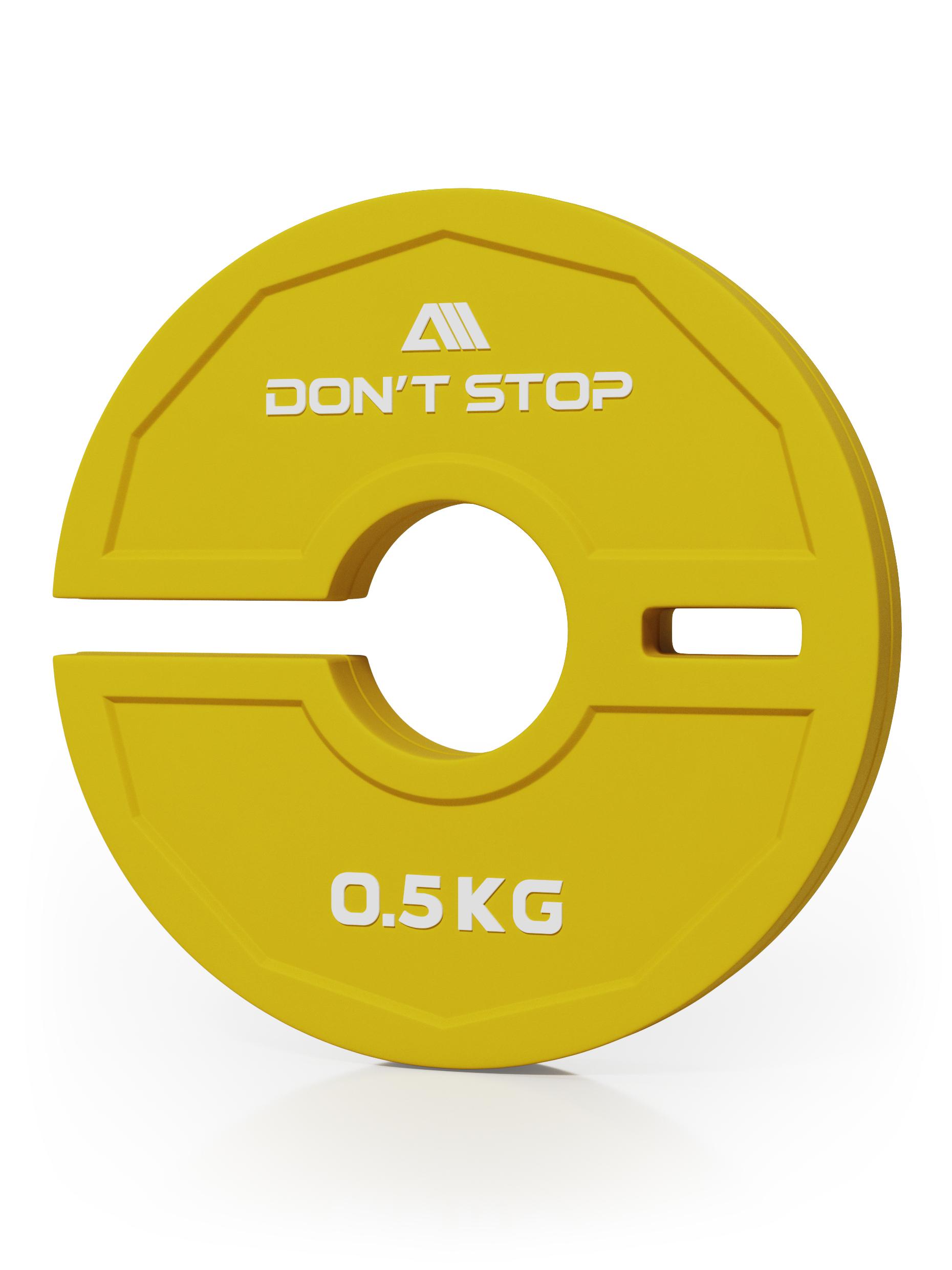 ATLETICA Add-On Flex Plates Colored | 2x0.5kg | Vollgummi Add On Plates I Drei Gewichte I Optimal um minimale Gewichtssteigerungen vorzunehmen 555-2141