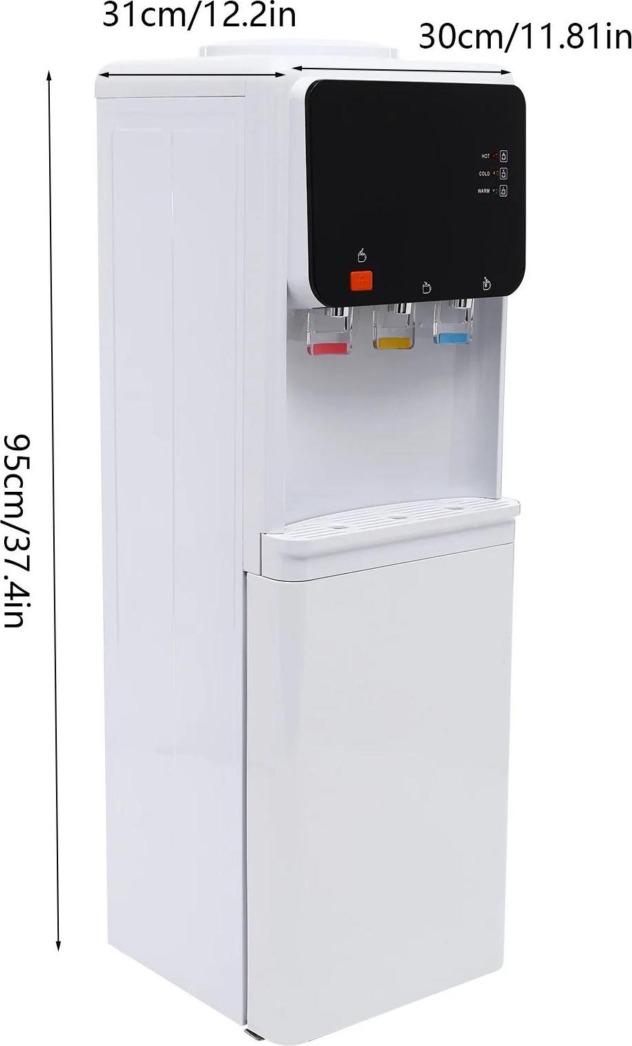 StarTech Wasserspender & Wasserkühler - Freistehendes Toplader-Standgerät - Heiß- & Kaltwasser - Elektrisch - Weiß