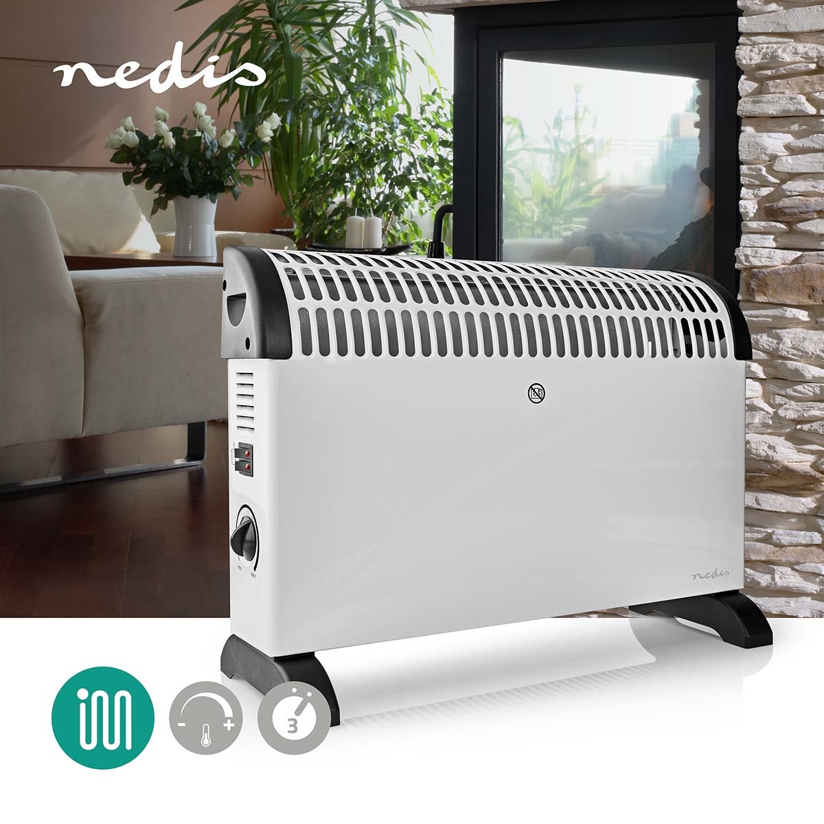 Nedis Elektroheizung E Heizung Radiator Elektroheizer Heizkörper Heizlüfter elektrisch A285