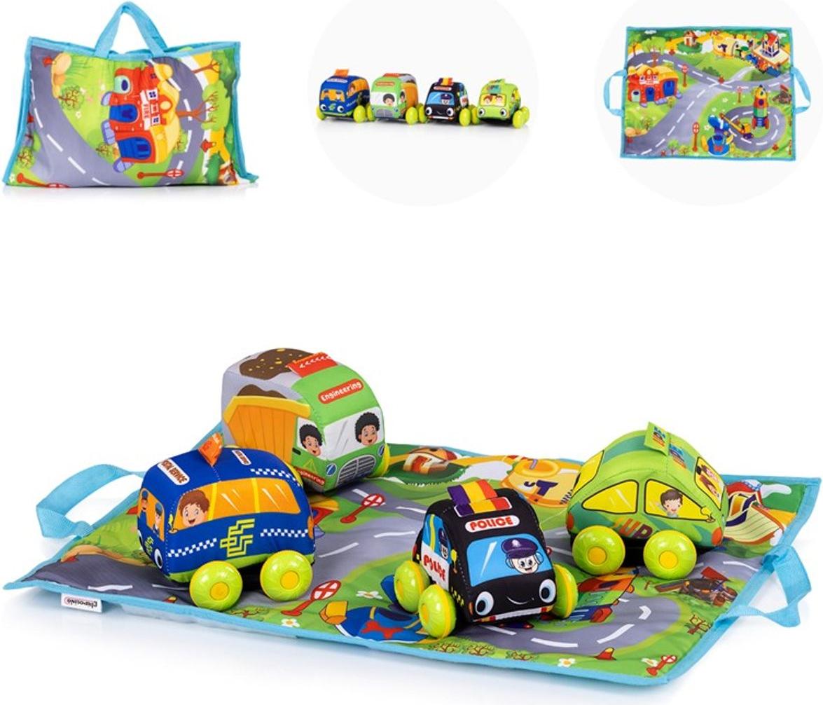CHIPOLINO Hracdecke 2in1 mit Autos PGCARS02501